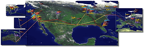 Map of GUSTO testbed as of Nov. 1997
